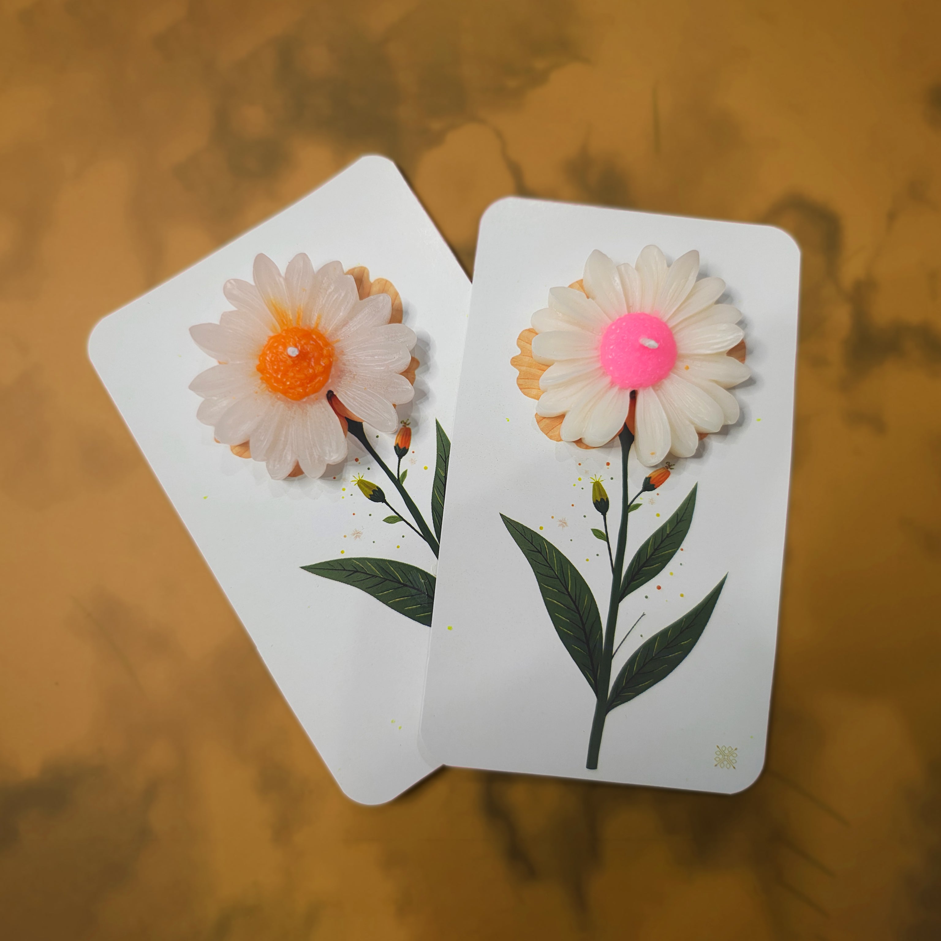 Daisy Candle | Set of Four